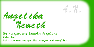 angelika nemeth business card